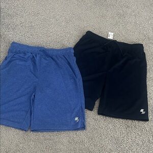 Boy’s Athletic Shorts - Blue & Black size 16